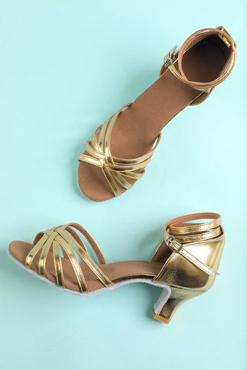 Sandales en or femme